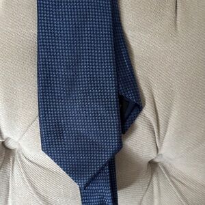 Michael Kors Navy Houndstooth Tie